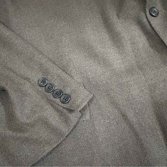 Geoffrey Beene Men’s 50R Blazer Sport Coat Brown Silk Wool Blend 2 Button Vented - Picture 12 of 12